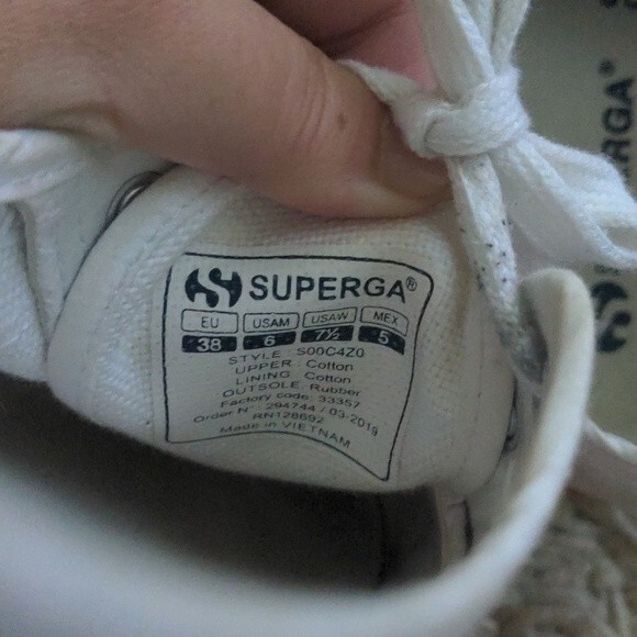 Superga Fantasia Rainbow Platform Sneakers Women Size 7.5 - Picture 5 of 7